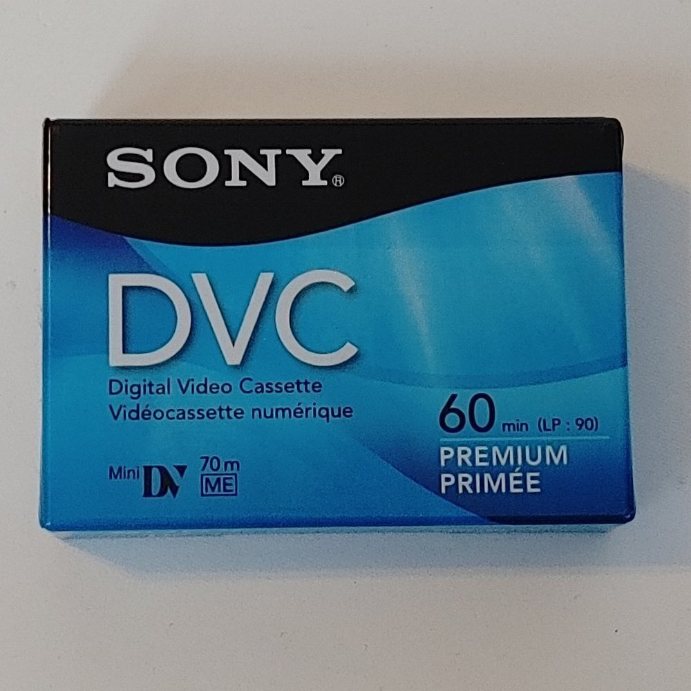 Sony DVC Digital Video Cassette Premium 60 min - DVM60PRR 1 Cassette Tape